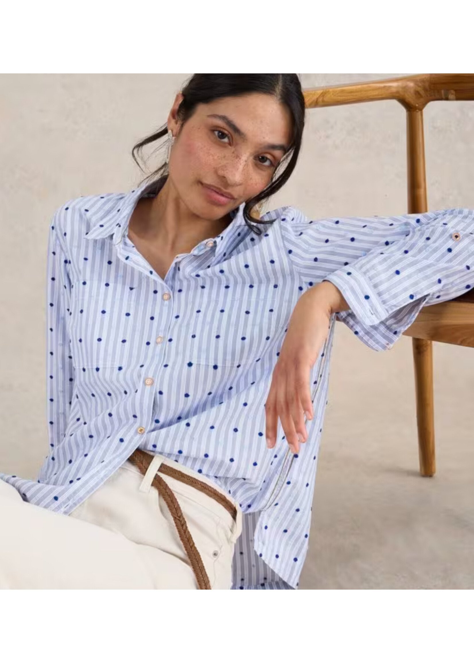 White Stuff Femme White Stuff - Sophie Organic Cotton Shirt