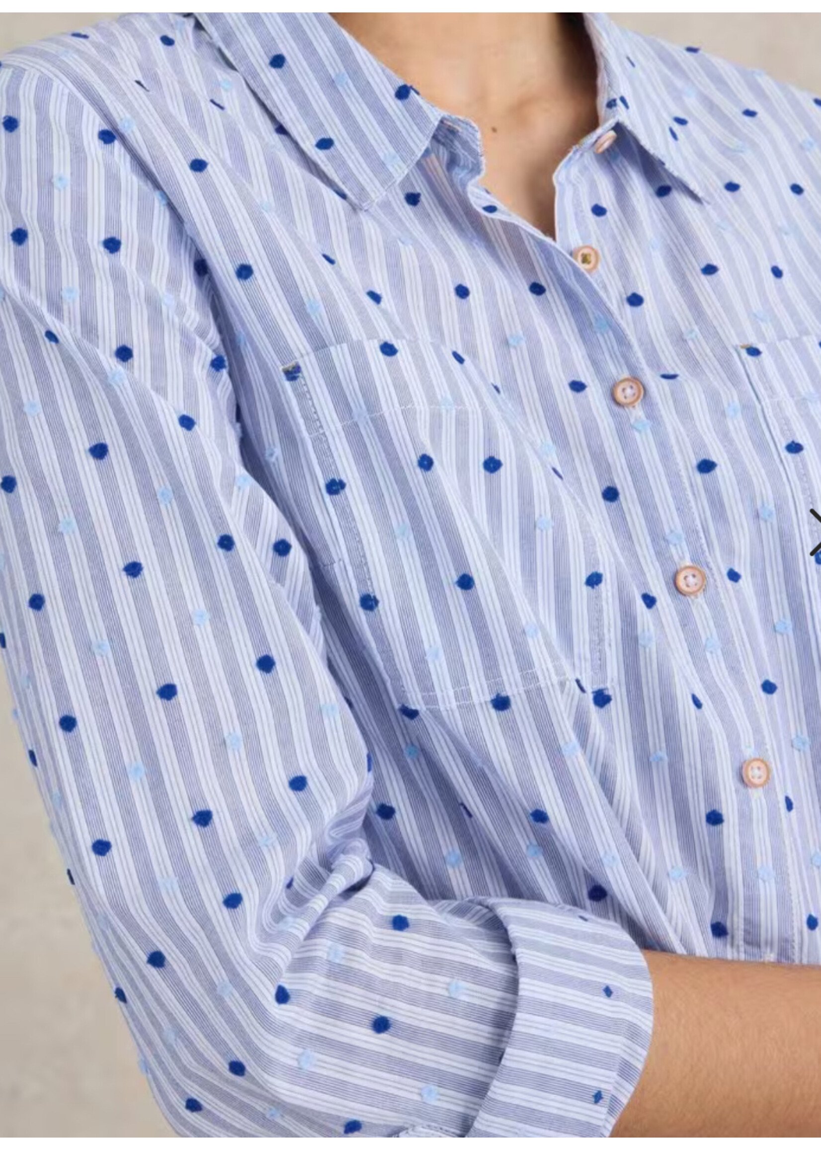 White Stuff Femme White Stuff - Sophie Organic Cotton Shirt
