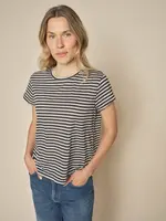Mos Mosh Mos Mosh - Nan O-SS Stripe Tee