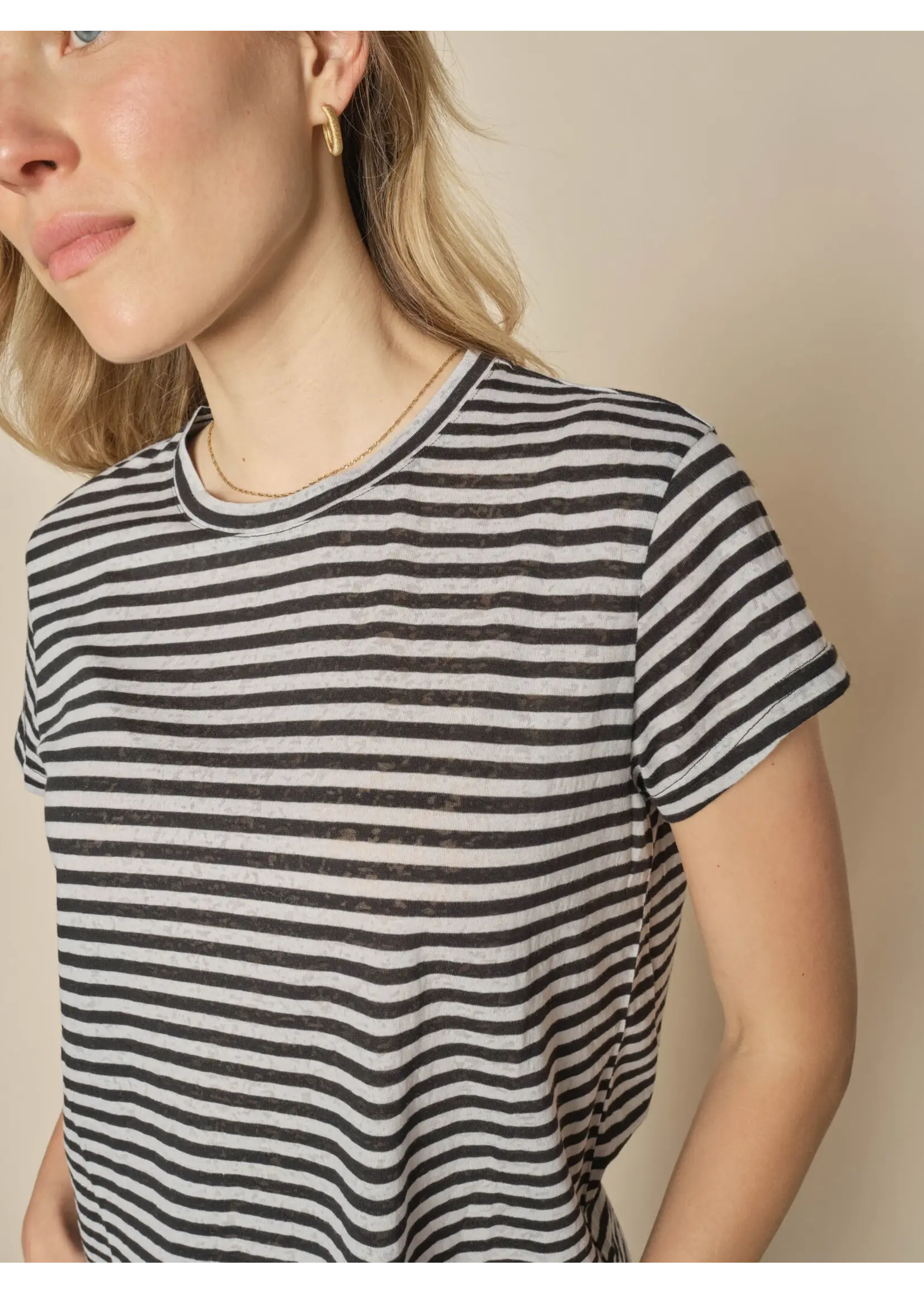 Mos Mosh Mos Mosh - Nan O-SS Stripe Tee