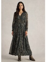 White Stuff Femme White Stuff - Edie Metallic Spot Maxi Dress