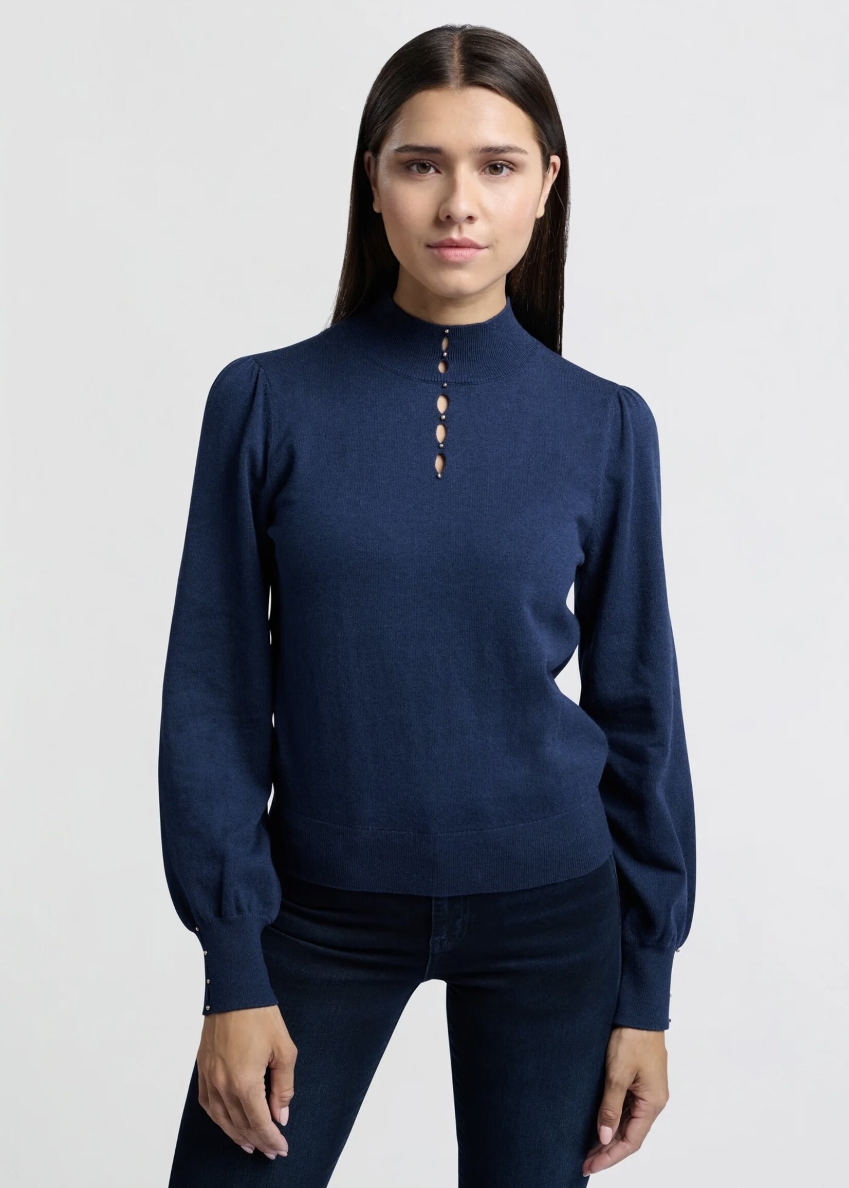 YAYA Yaya - Sweater with Button Details