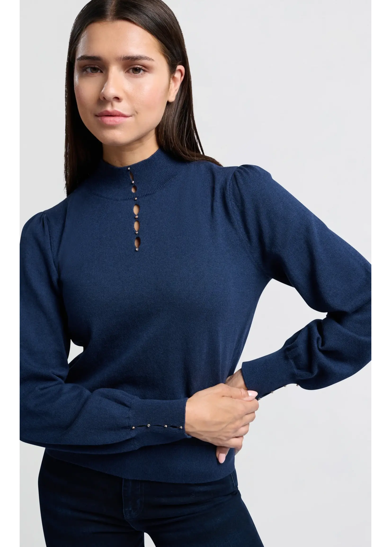 YAYA Yaya - Sweater with Button Details