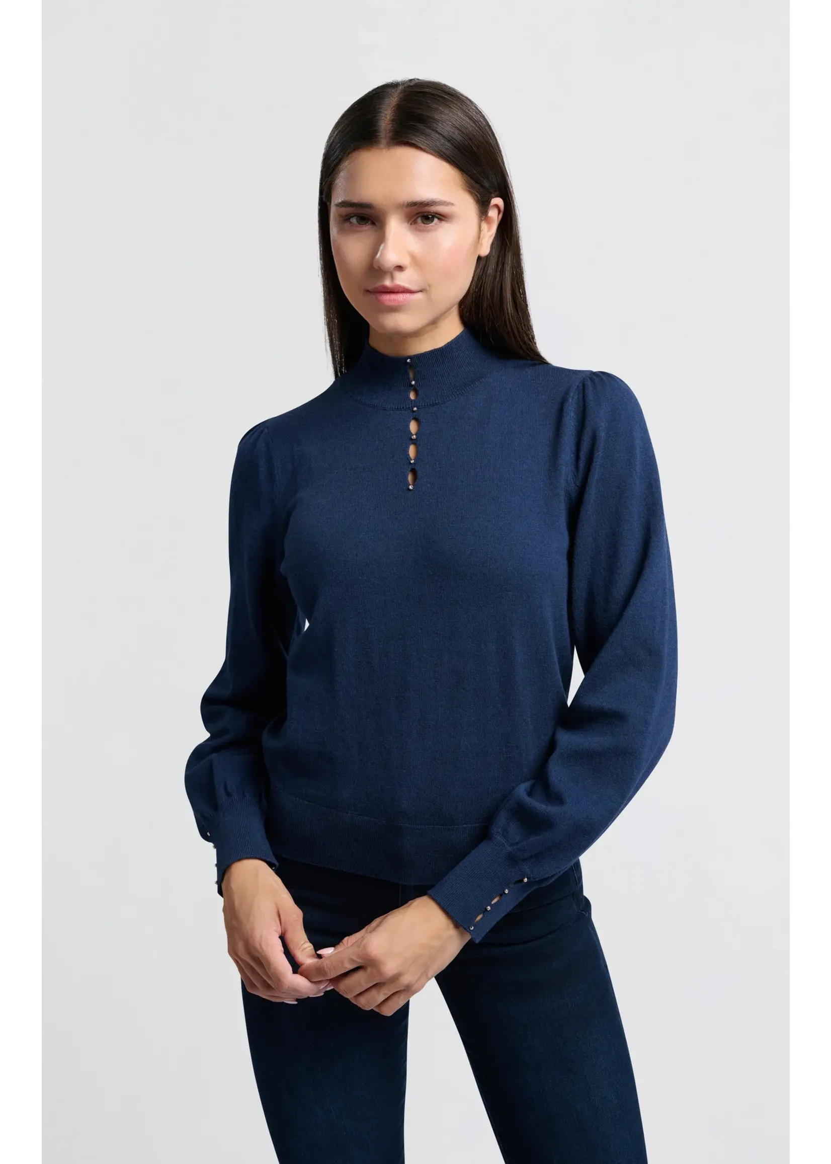 YAYA Yaya - Sweater with Button Details