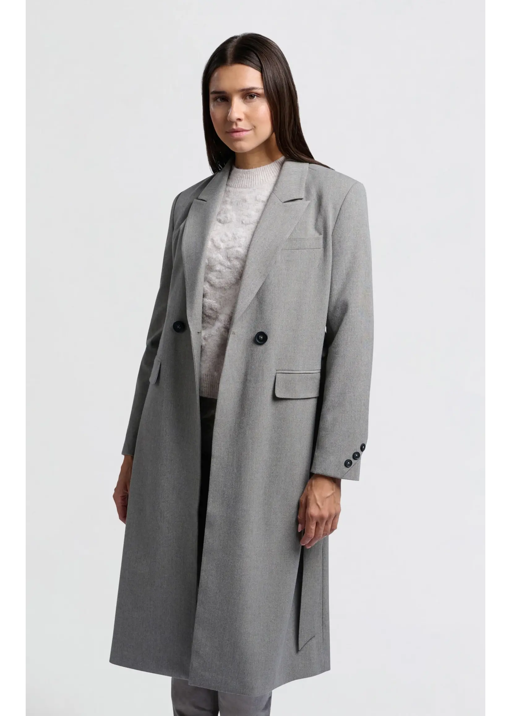 YAYA Yaya - Long Woven Blazer Jacket