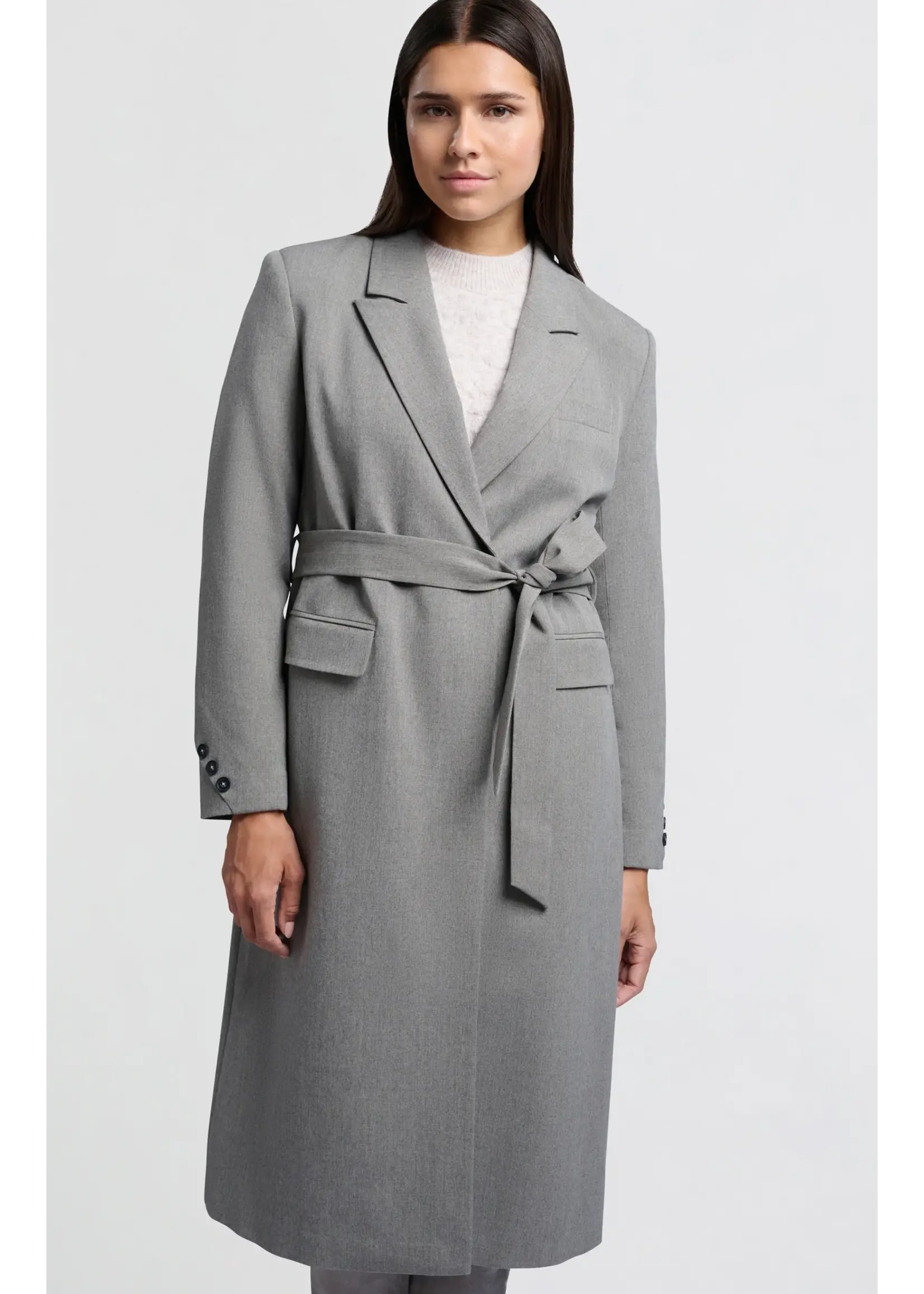 YAYA Yaya - Long Woven Blazer Jacket