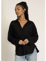 Project Social T Project Social T - Chiara Cozy Collared Pullover