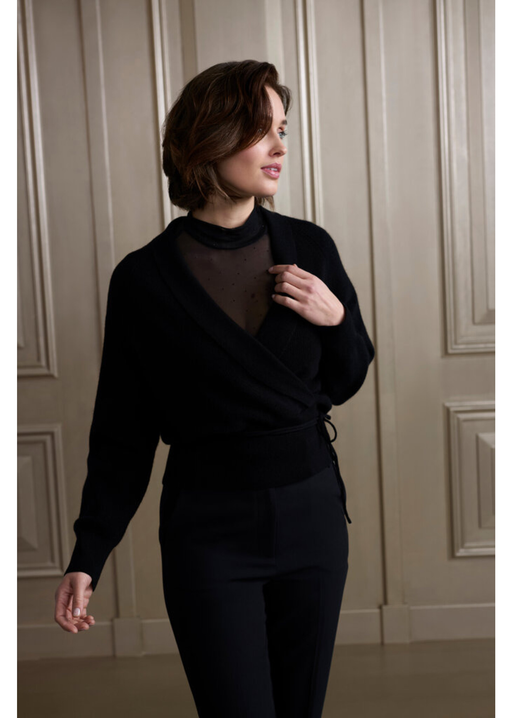 High neck mesh top sales