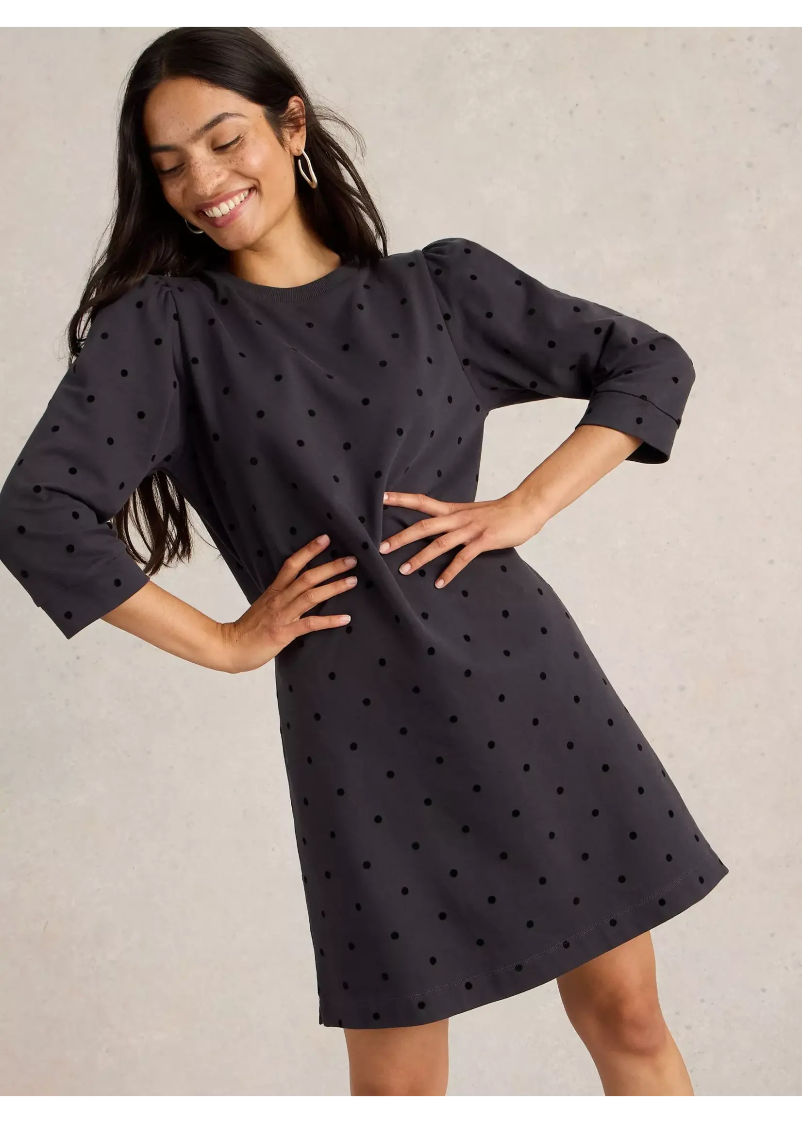 White Stuff Femme White Stuff - Amy Flock Jersey Dress