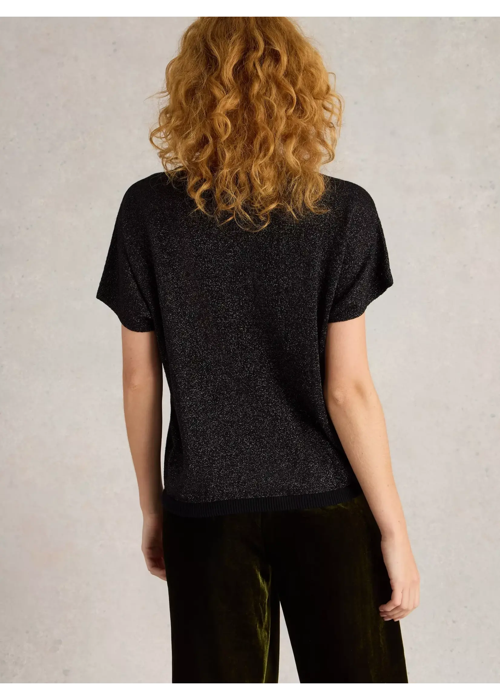 White Stuff Femme White Stuff - Lena Sparkle Knit Tee