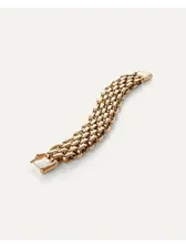 【JENNY BIRD】PENELOPE ブレスレット ゴールド Penelope Flat Chain Bracelet | 14K Gold-Plated | JENNY BIRD