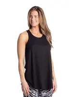JuJu Jams JuJu Jams - Jessie Flare Racer Back Tank w/bra