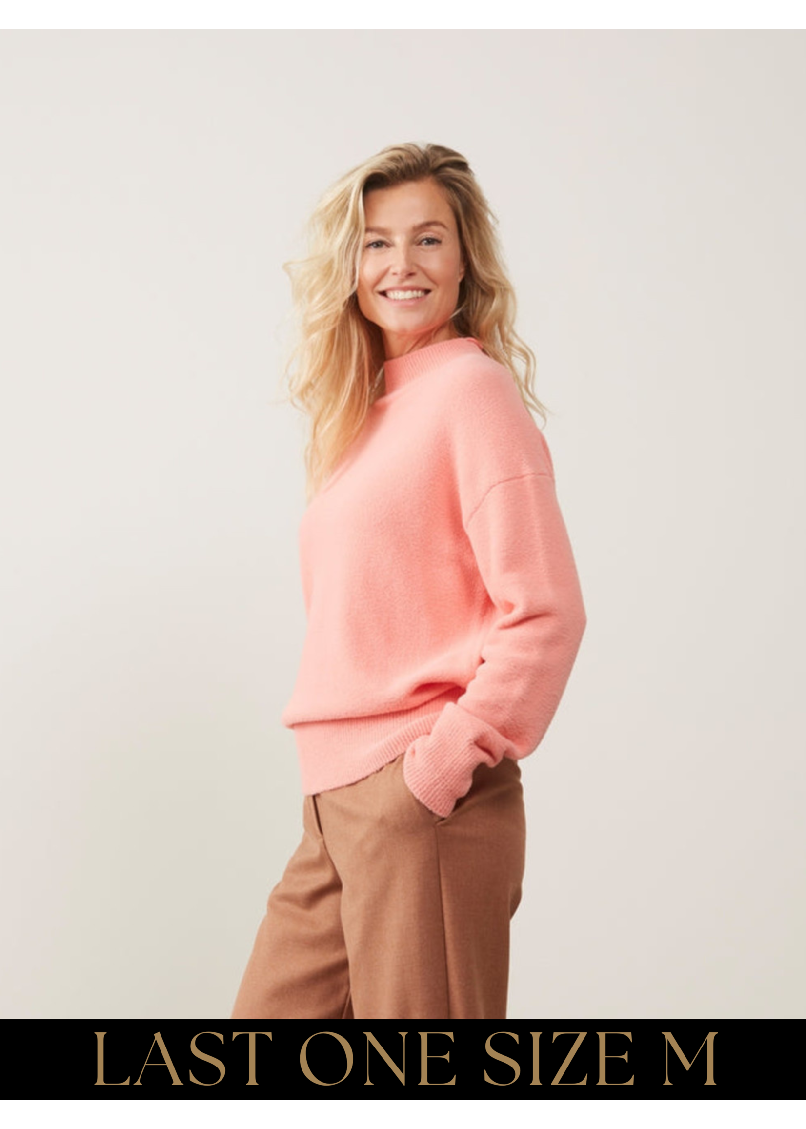 YAYA Yaya - Sweater with high neckline and long sleeves