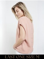 YAYA Yaya - Button On The Back V-Neck