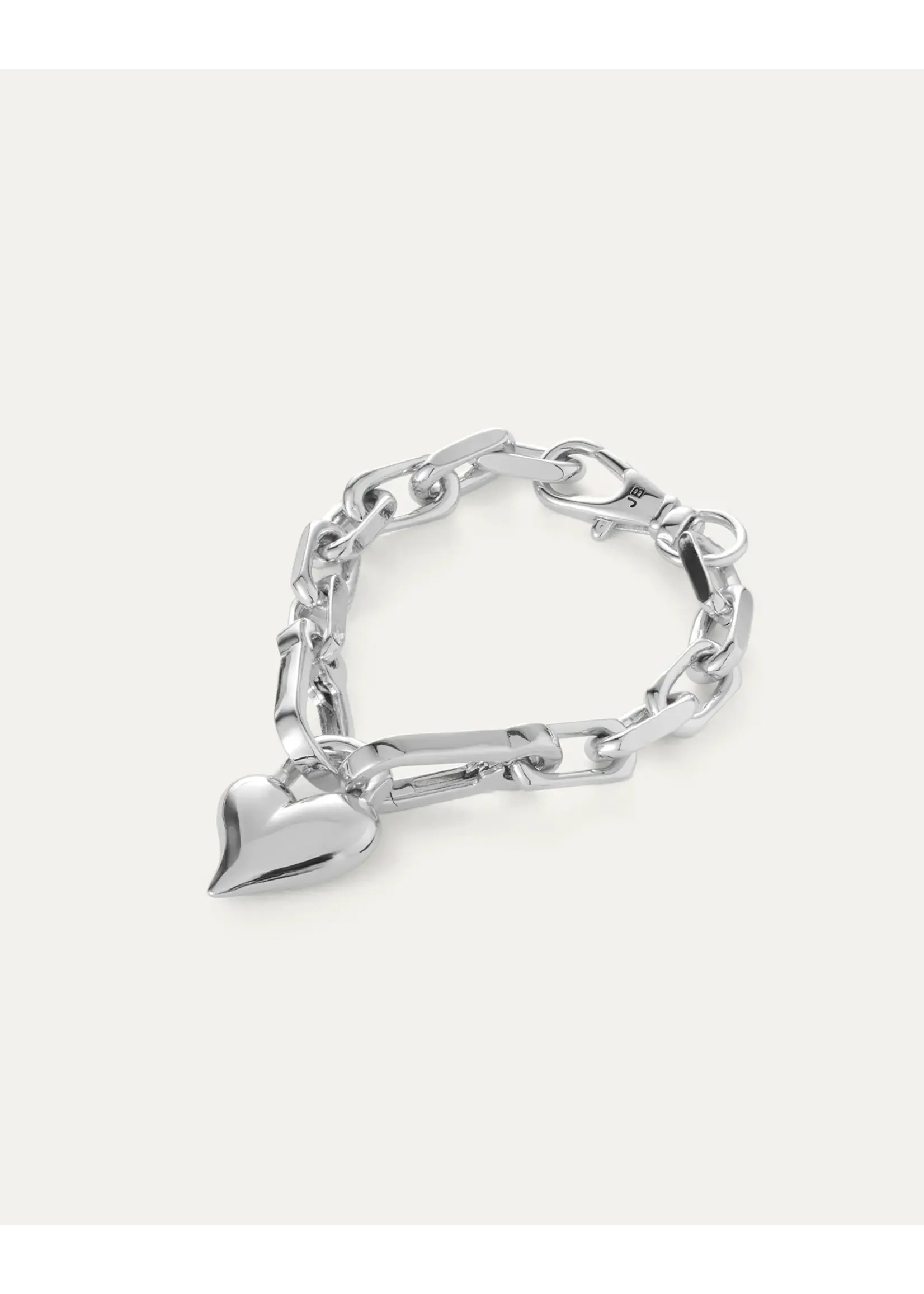 Jenny Bird Jenny Bird - Padlock Heart Chain Bracelet