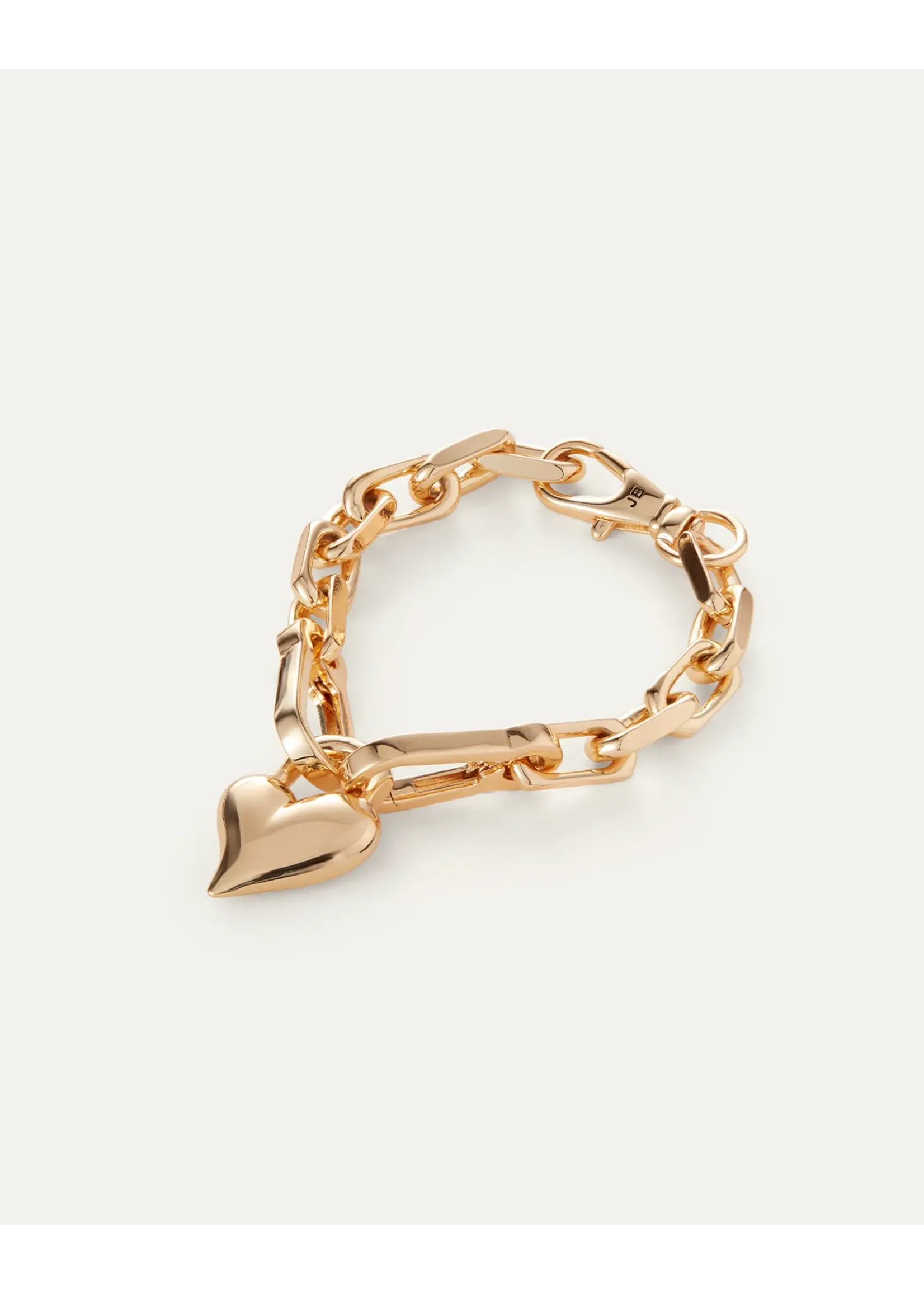 Jenny Bird Jenny Bird - Padlock Heart Chain Bracelet