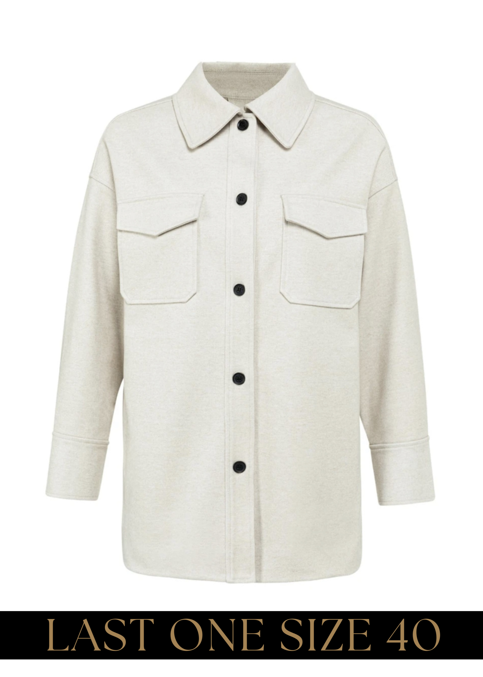 YAYA YAYA - Oversized Shacket with Pockets