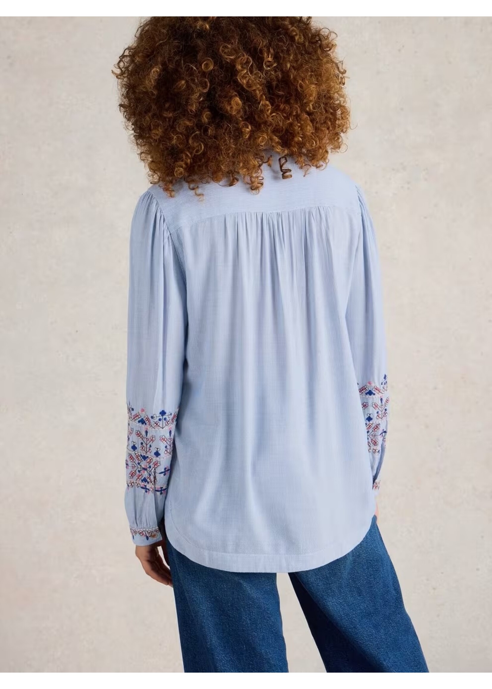White Stuff Femme White Stuff - Geri Embroidered Shirt