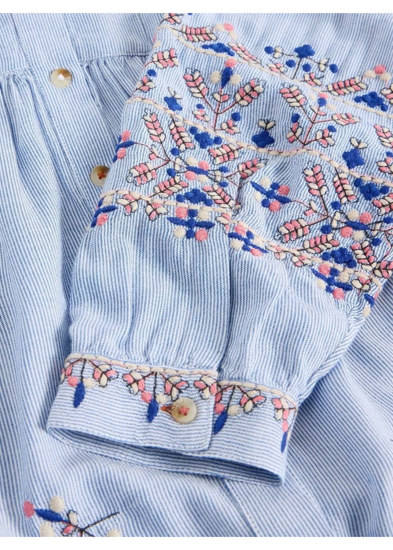White Stuff Femme White Stuff - Geri Embroidered Shirt