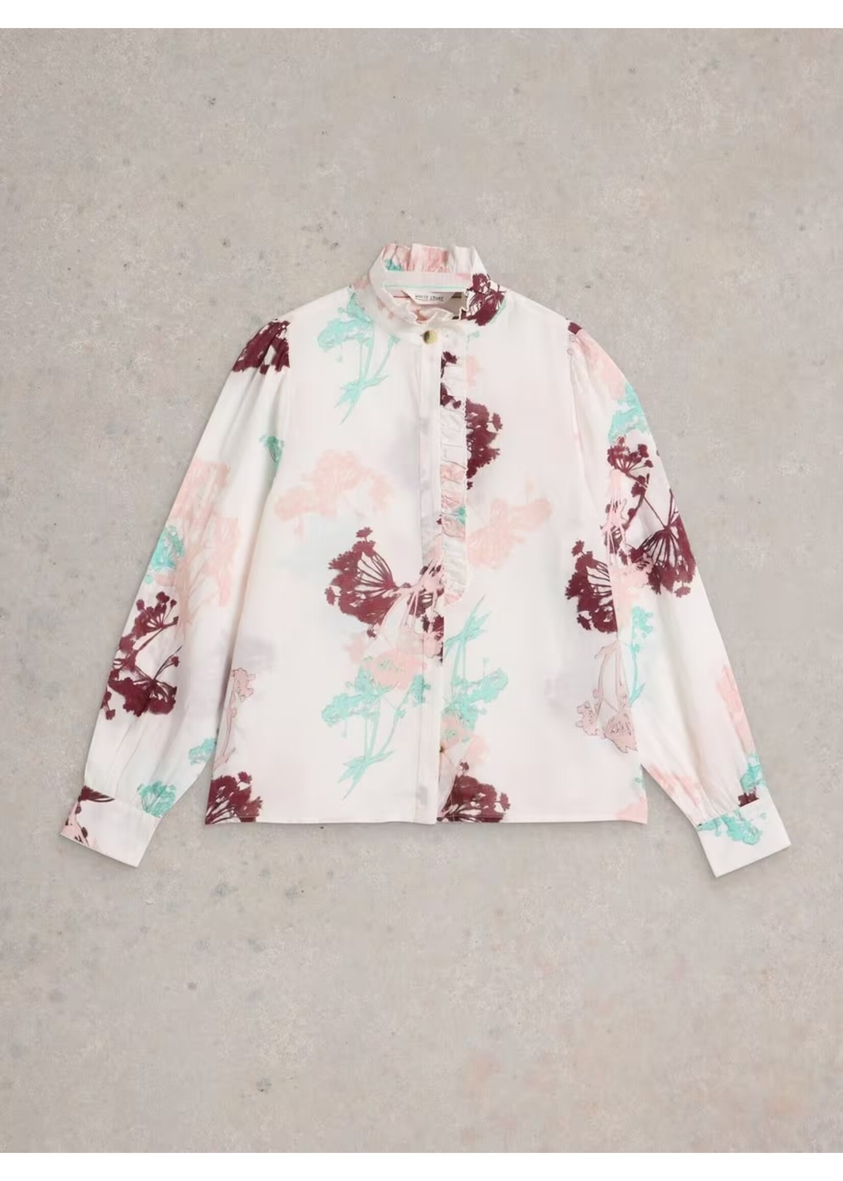 White Stuff Femme White Stuff - Pauline Frill Neck Top