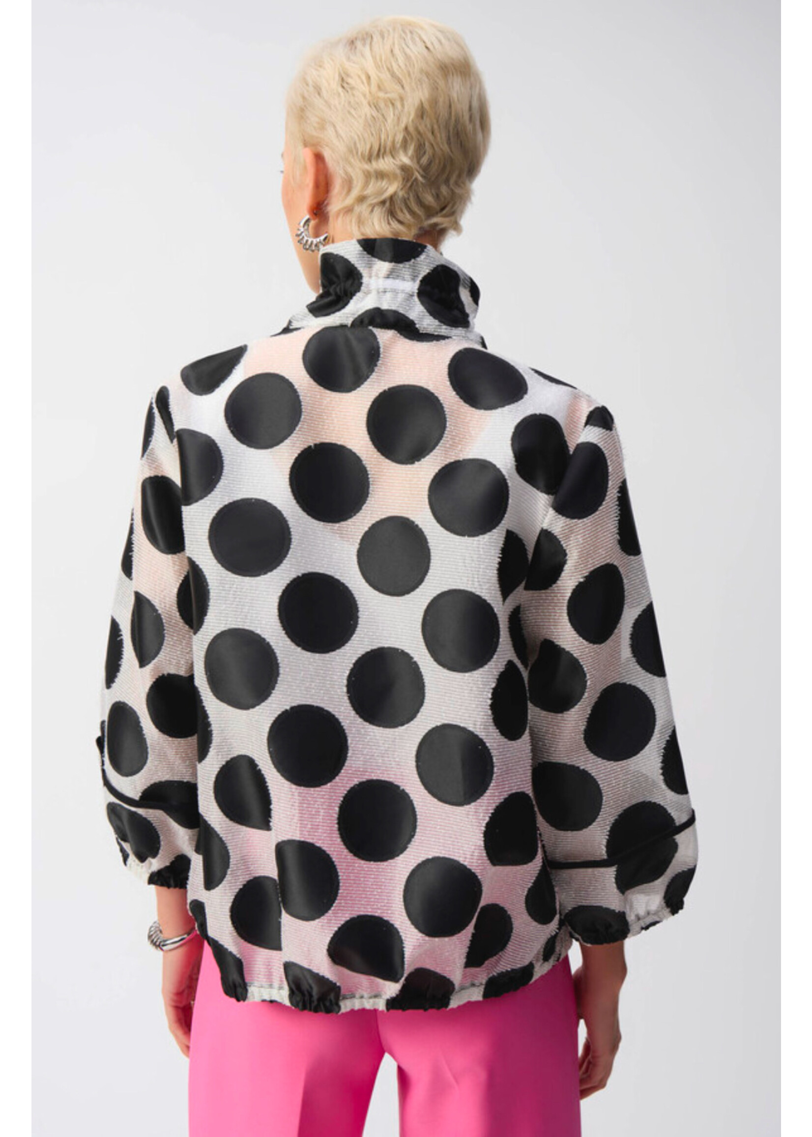 Joseph Ribkoff Joseph Ribkoff - Polka-Dot Relaxed Fit Jacket | 251123