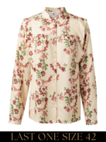 YAYA Yaya - Printed Ruffle Blouse