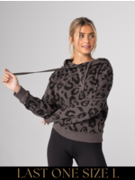 CHRLDR CHRLDR - Leopard Crop Pullover