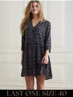 YAYA YAYA - Printed button up midi dress