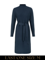 YAYA YAYA - Knitted dress with stand up collar
