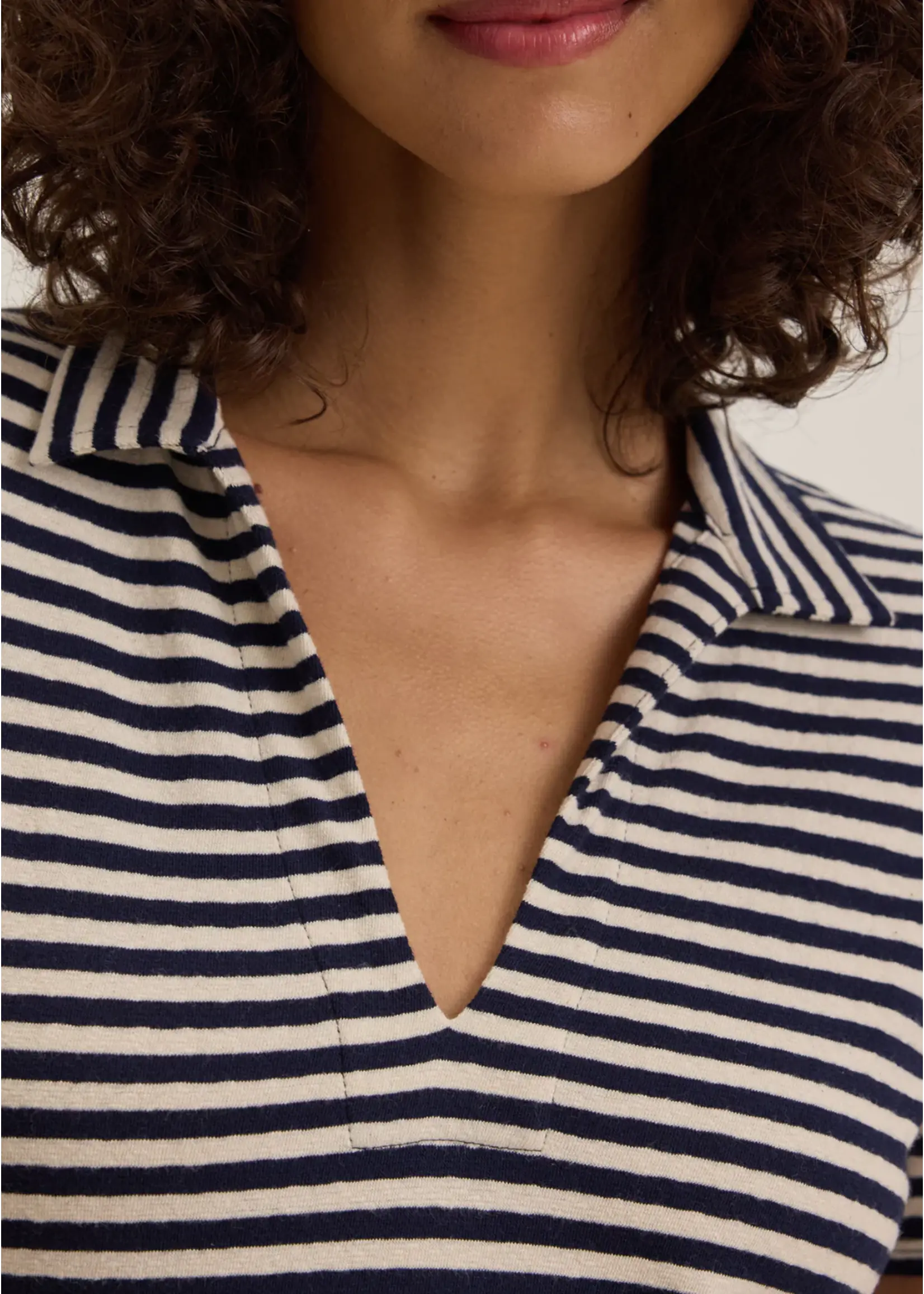 Velvet Velvet - Khan Yarn  Dye Jersey Stripe