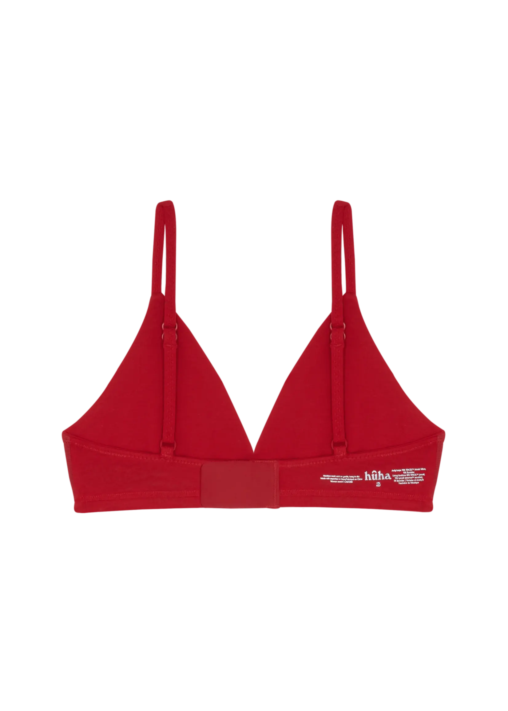 Huha Huha Mineral Undies - Triangle Bra Red