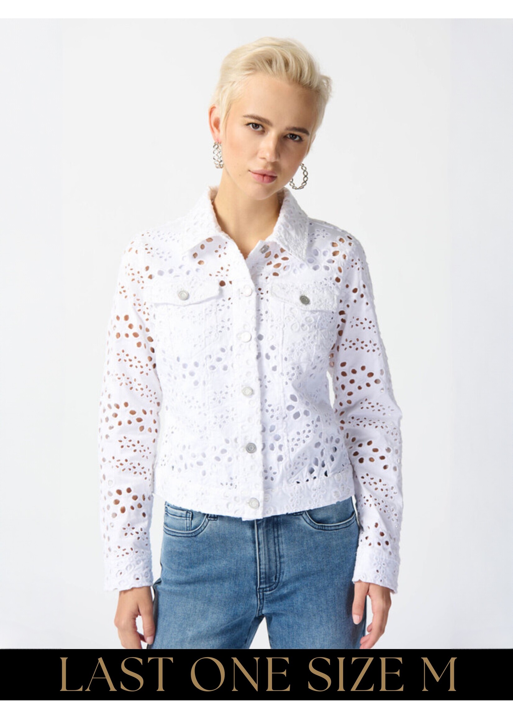 Joseph Ribkoff Joseph Ribkoff - Perforated Denim Jacket 242918