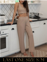 Sensis Sensis - Laida Lounge Set Long Pant with Crop Top