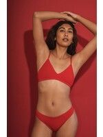 Huha Huha Mineral Undies - Triangle Bra Red