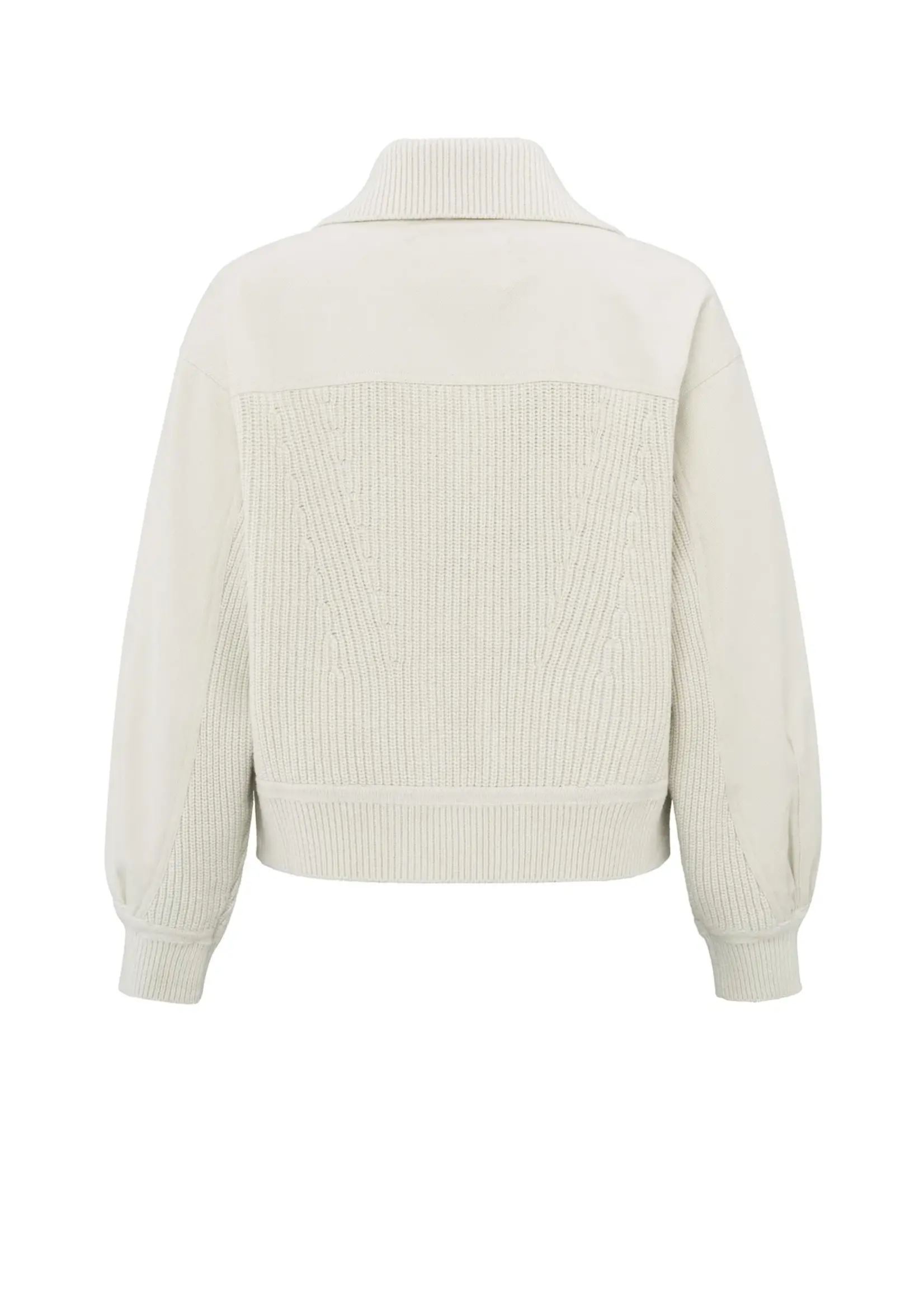 YAYA Yaya - Cardigan with twill details