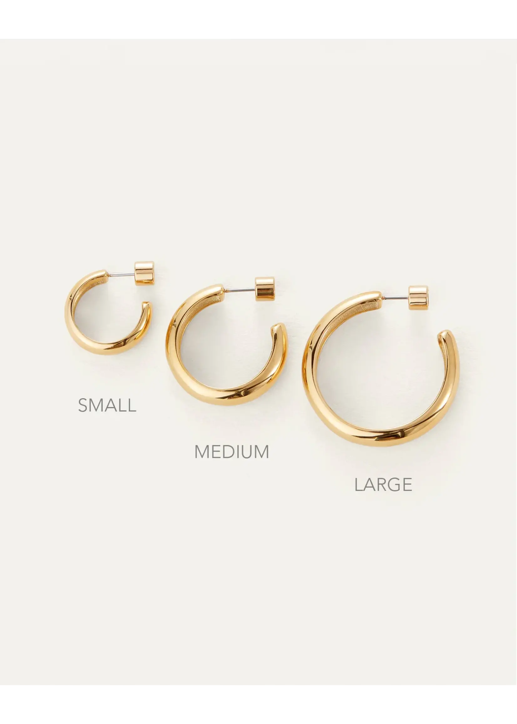 Jenny Bird Jenny Bird - Staple Hoops Medium