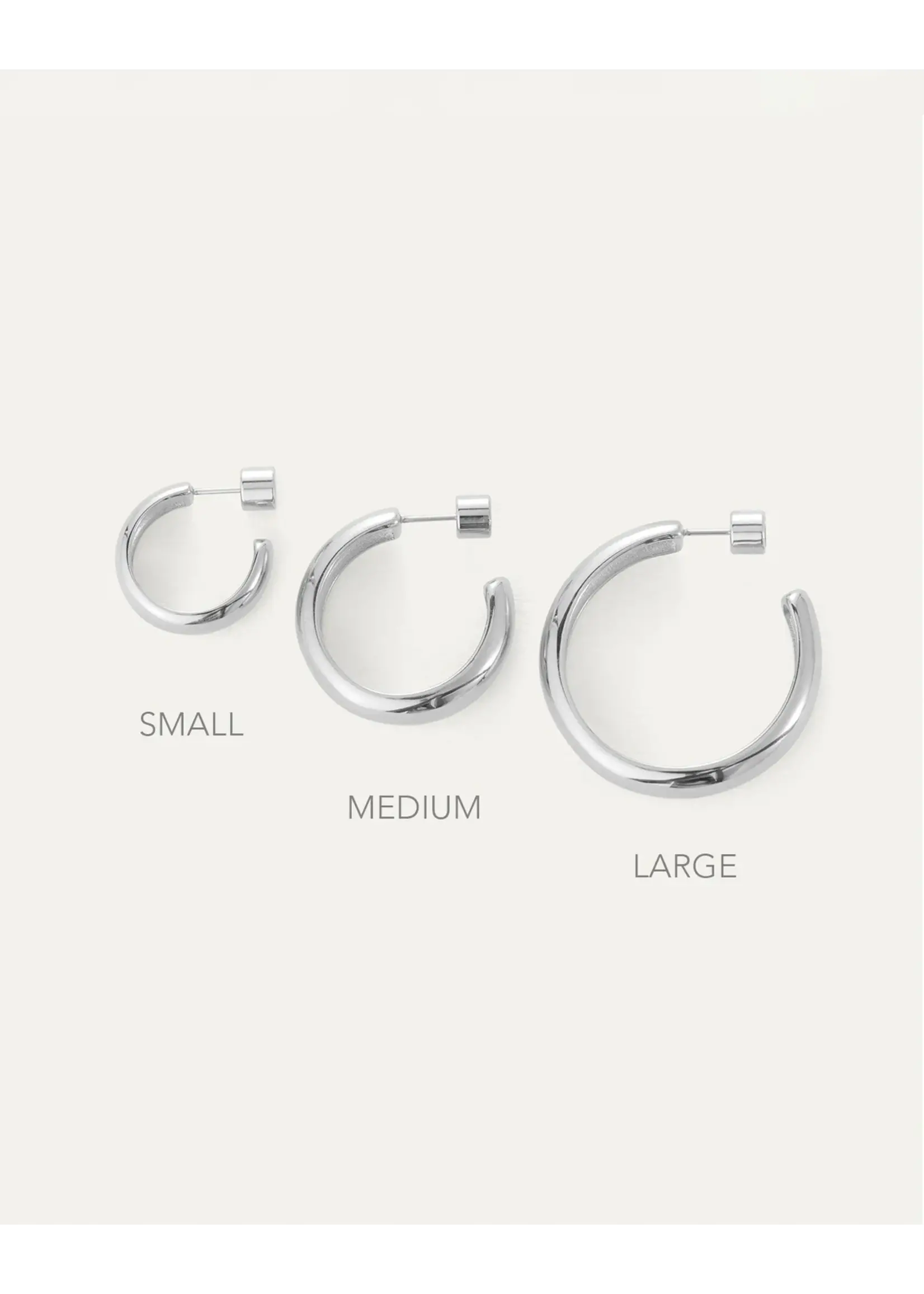 Jenny Bird Jenny Bird - Staple Hoops Medium