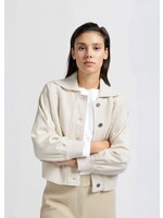 YAYA Yaya - Cardigan with twill details