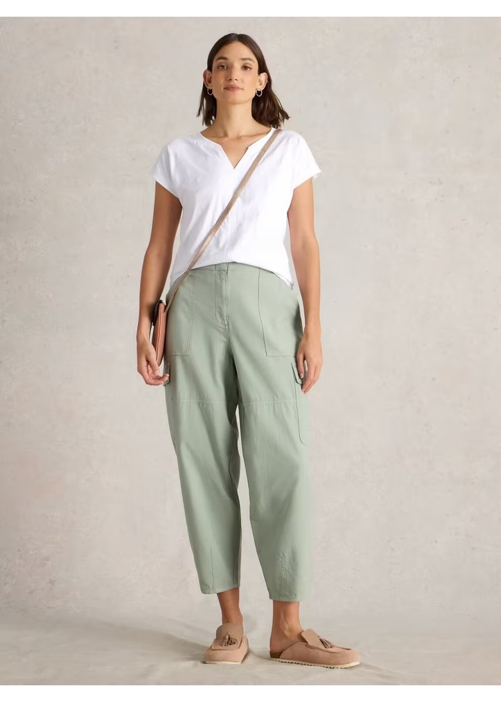 White Stuff Femme White Stuff - Nelly Notch Embroidered Tee