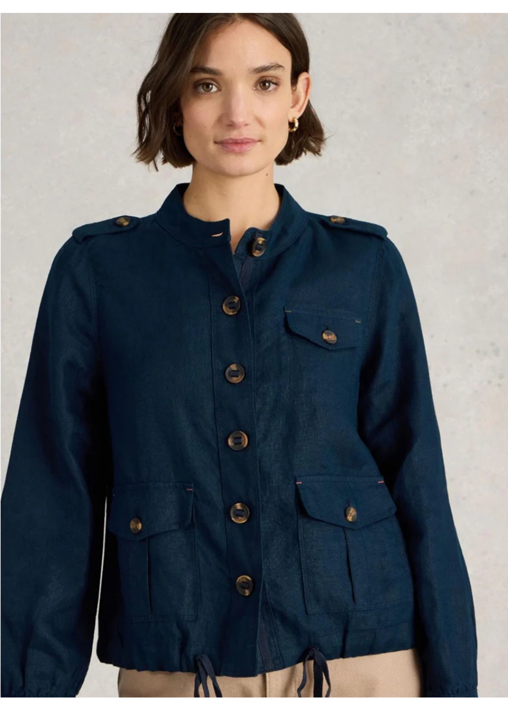 White Stuff Femme White Stuff - Demi Utility Linen Jacket