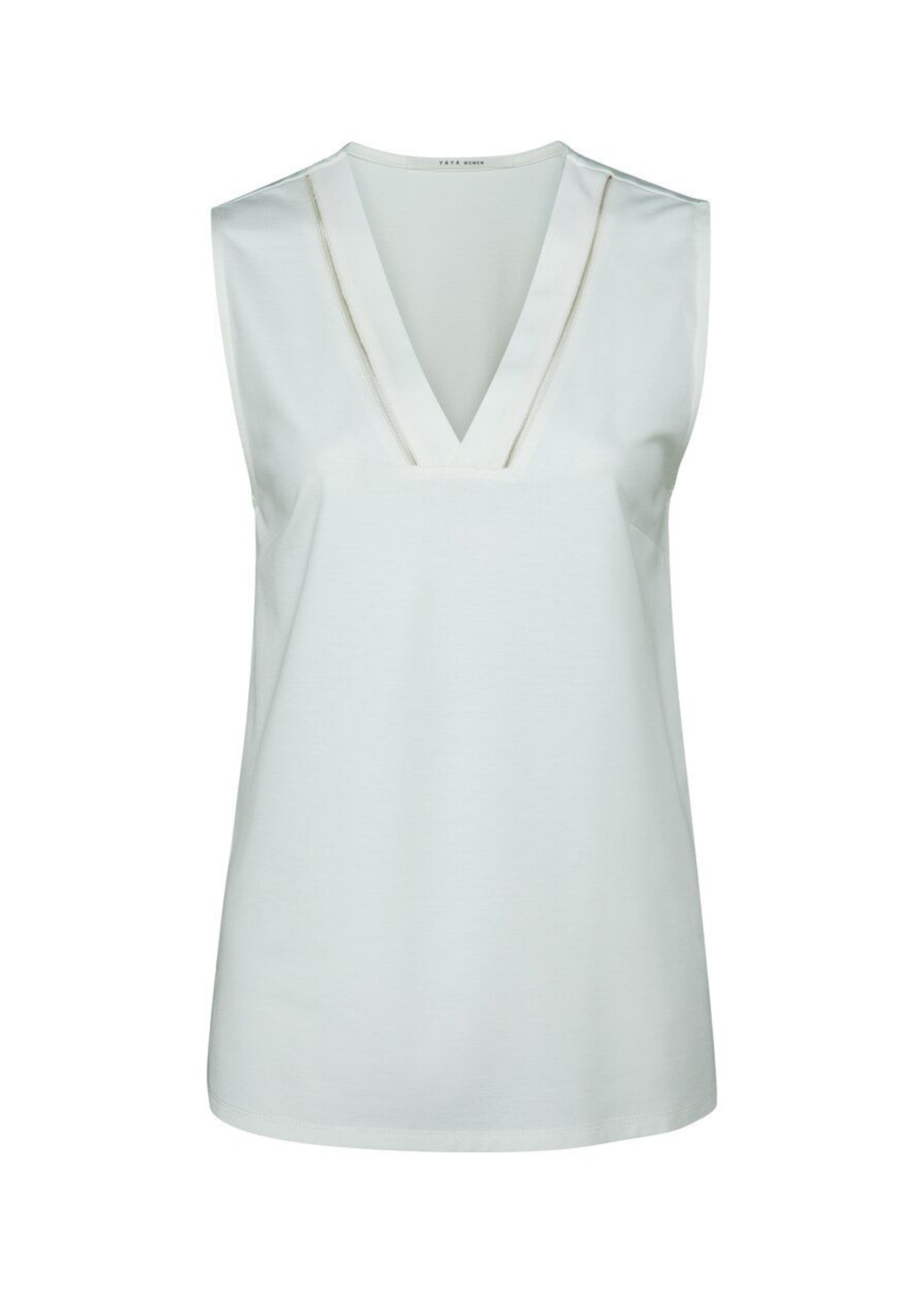 YAYA Yaya - Jersey Top with V-Neck