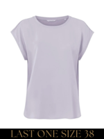 YAYA Yaya - Fabric Mix top with Cap Sleeve