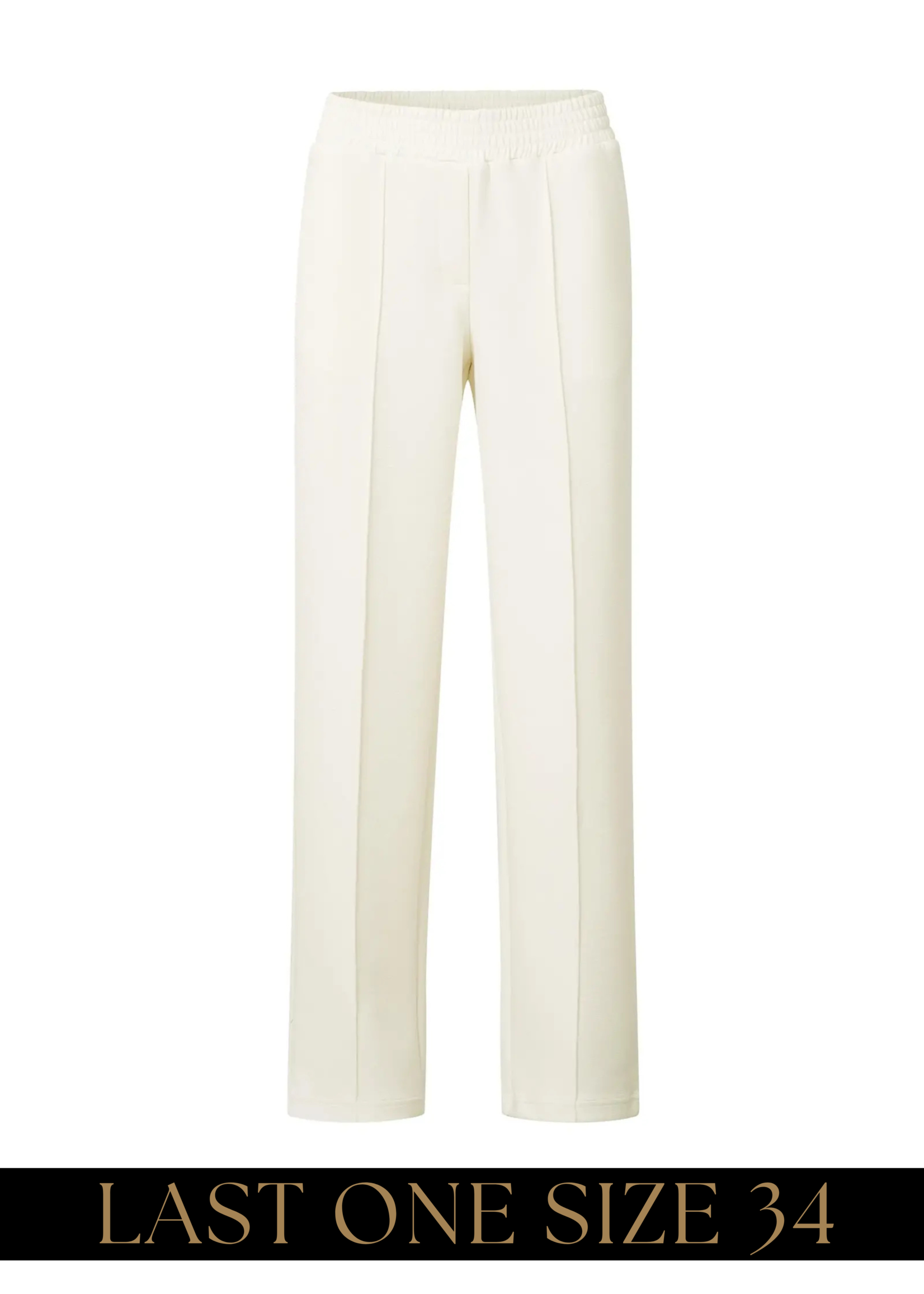 YAYA YAYA - Jersey Structured Wide Leg Trousers
