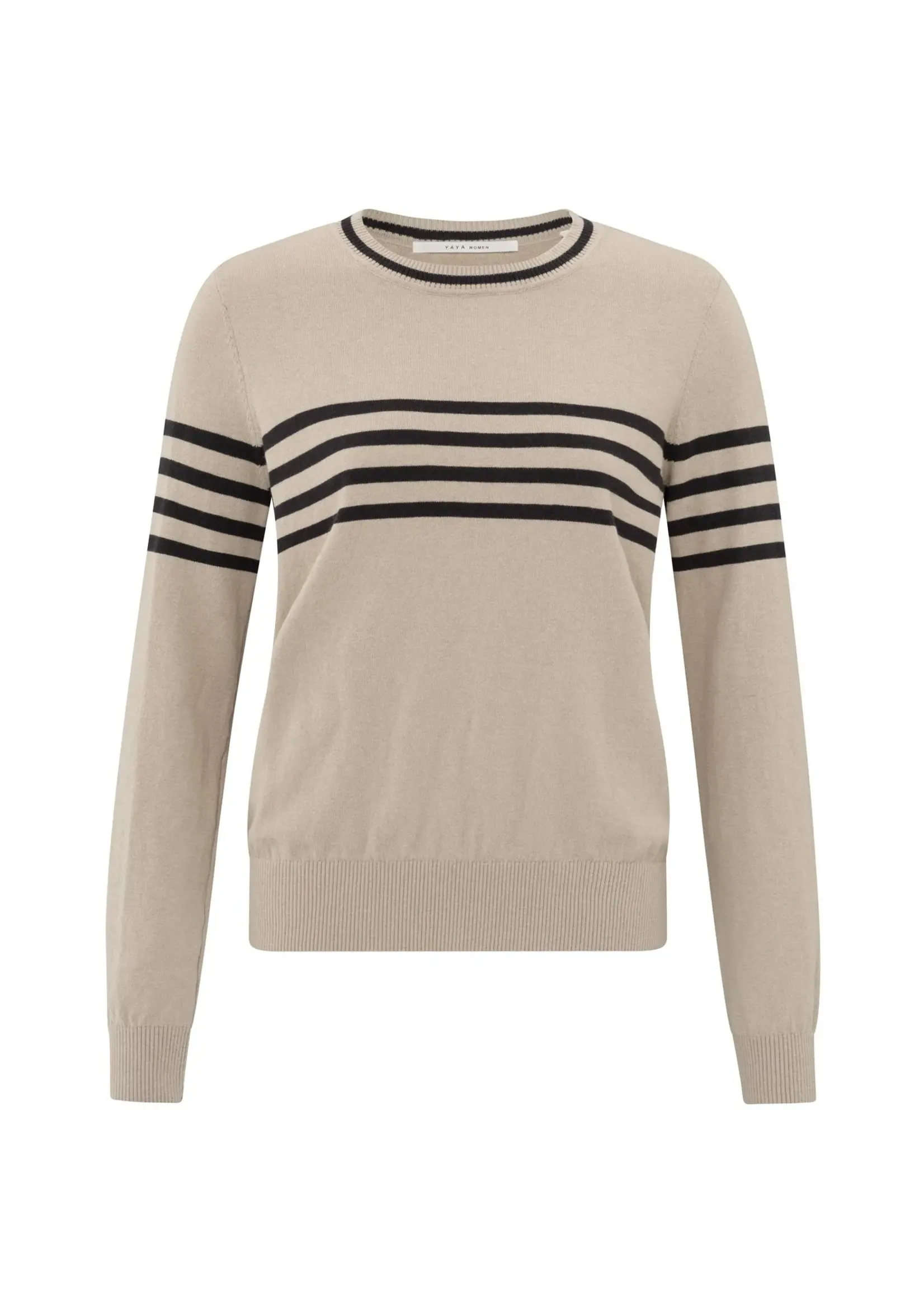 YAYA Yaya - Fine Knitted Stripe Sweater