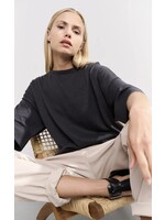 YAYA Yaya - Oversized Fine Knitted T-shirt
