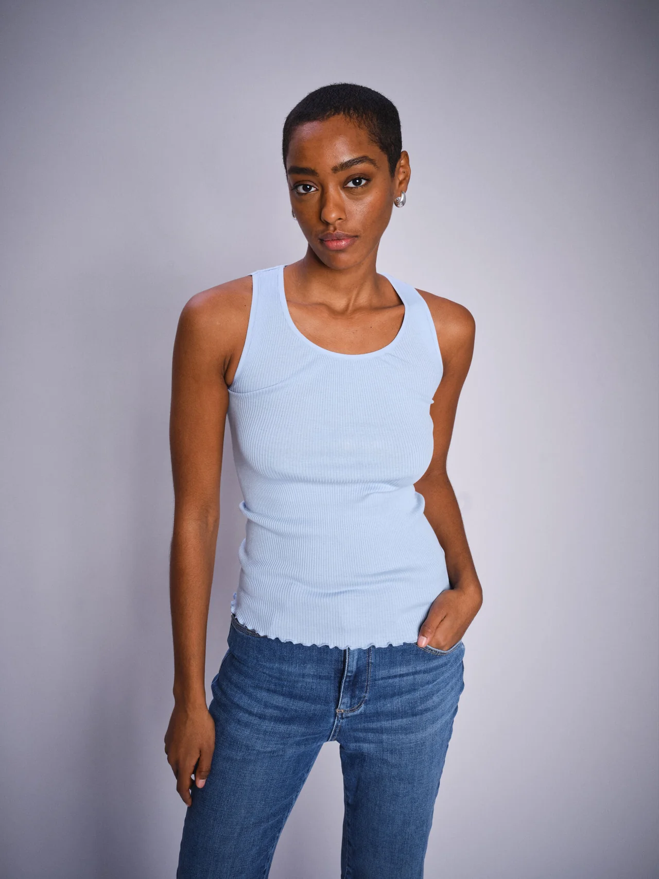 Mos Mosh - Elaine Seamless Silk Tank Top - MonAmie Boutique