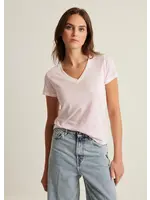 Patrick Assaraf Patrick Assaraf - Pima Classic  Rev Spray V-neck Tee