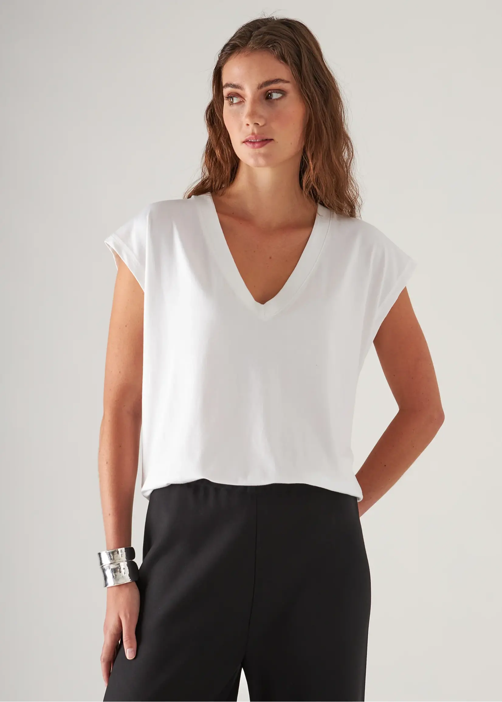Patrick Assaraf Patrick Assaraf - Iconic Vneck Dolman Tee