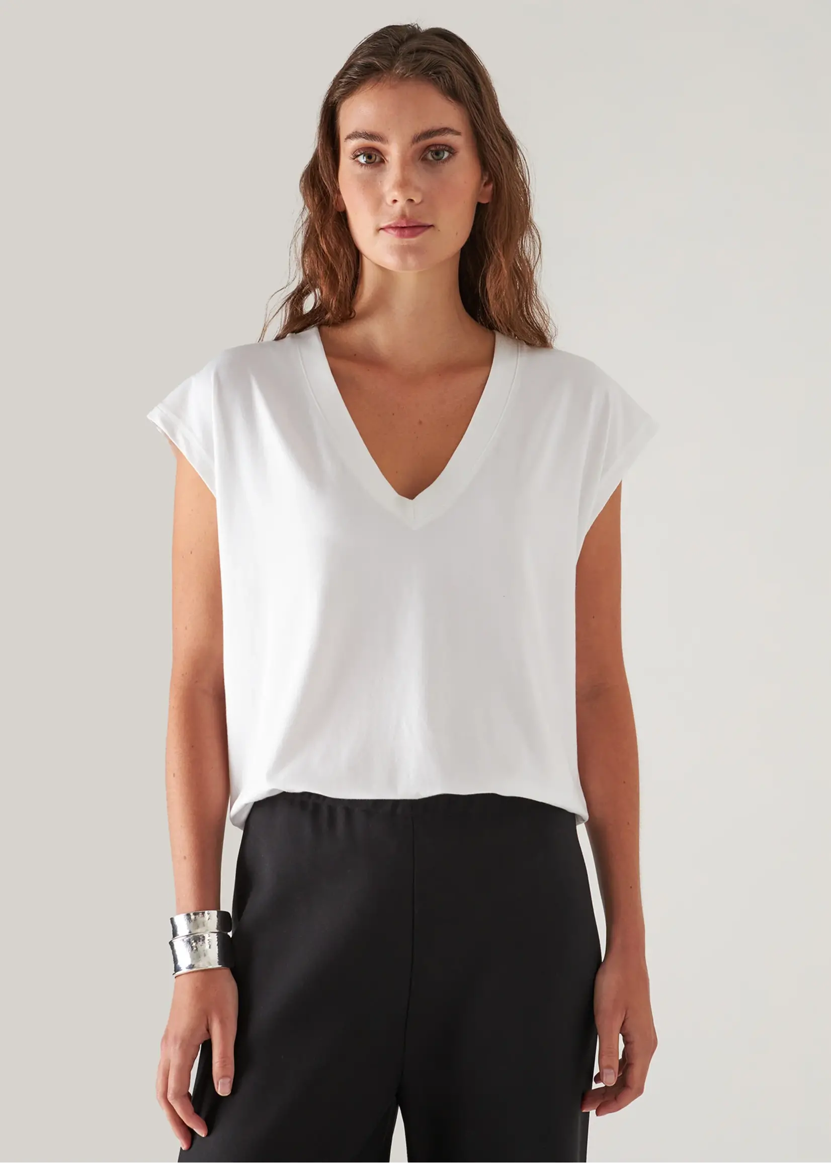 Patrick Assaraf Patrick Assaraf - Iconic Vneck Dolman Tee