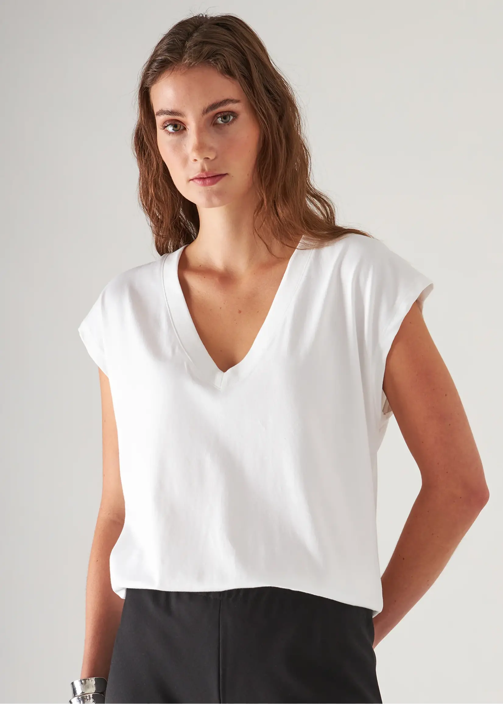 Patrick Assaraf Patrick Assaraf - Iconic Vneck Dolman Tee